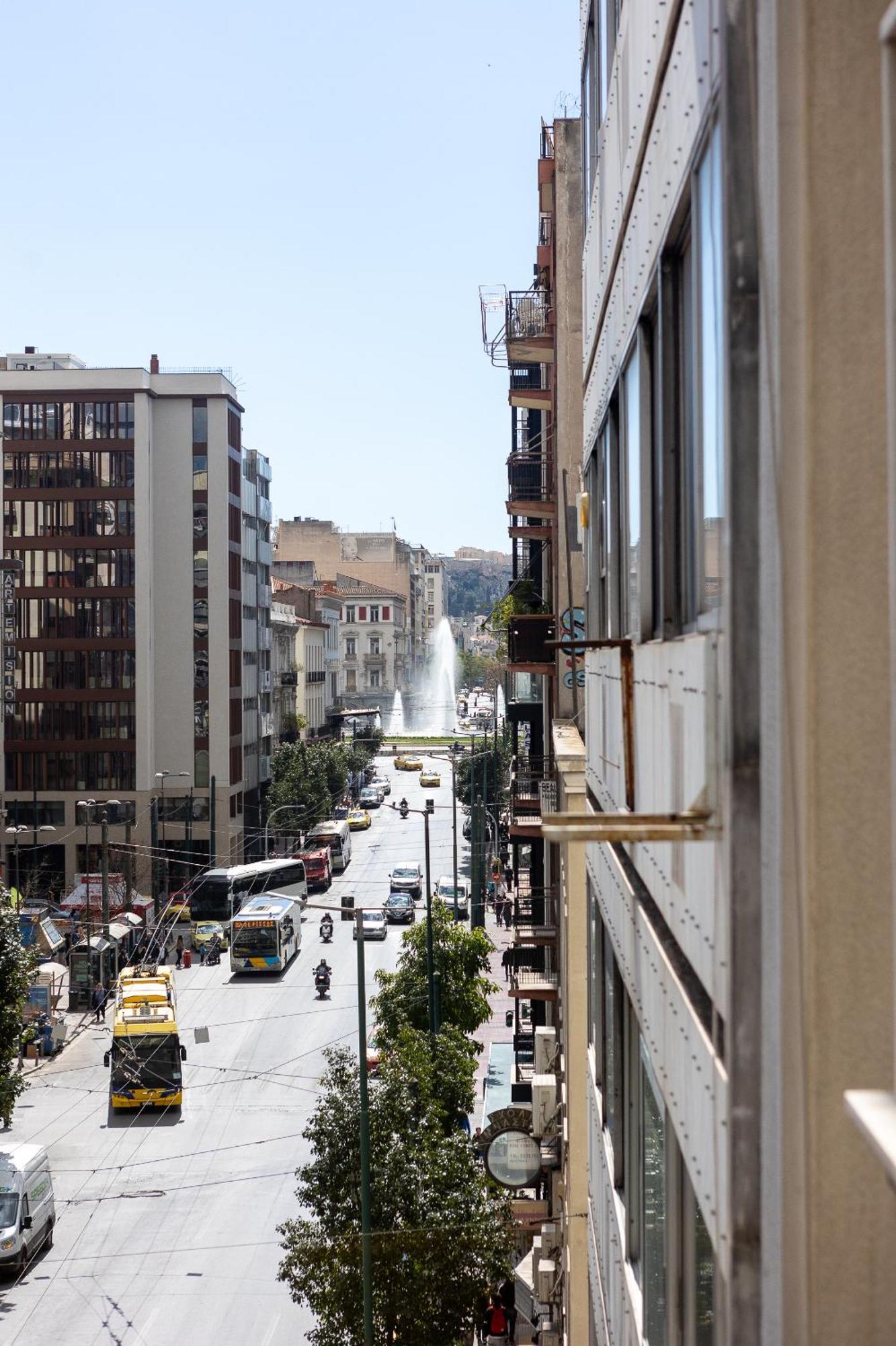 Acropolis View 4-Bd Central Apartment Atenas Exterior foto